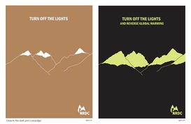 NRDC平面廣告設(shè)計(jì) 視覺傳達(dá)與環(huán)保使命的融合